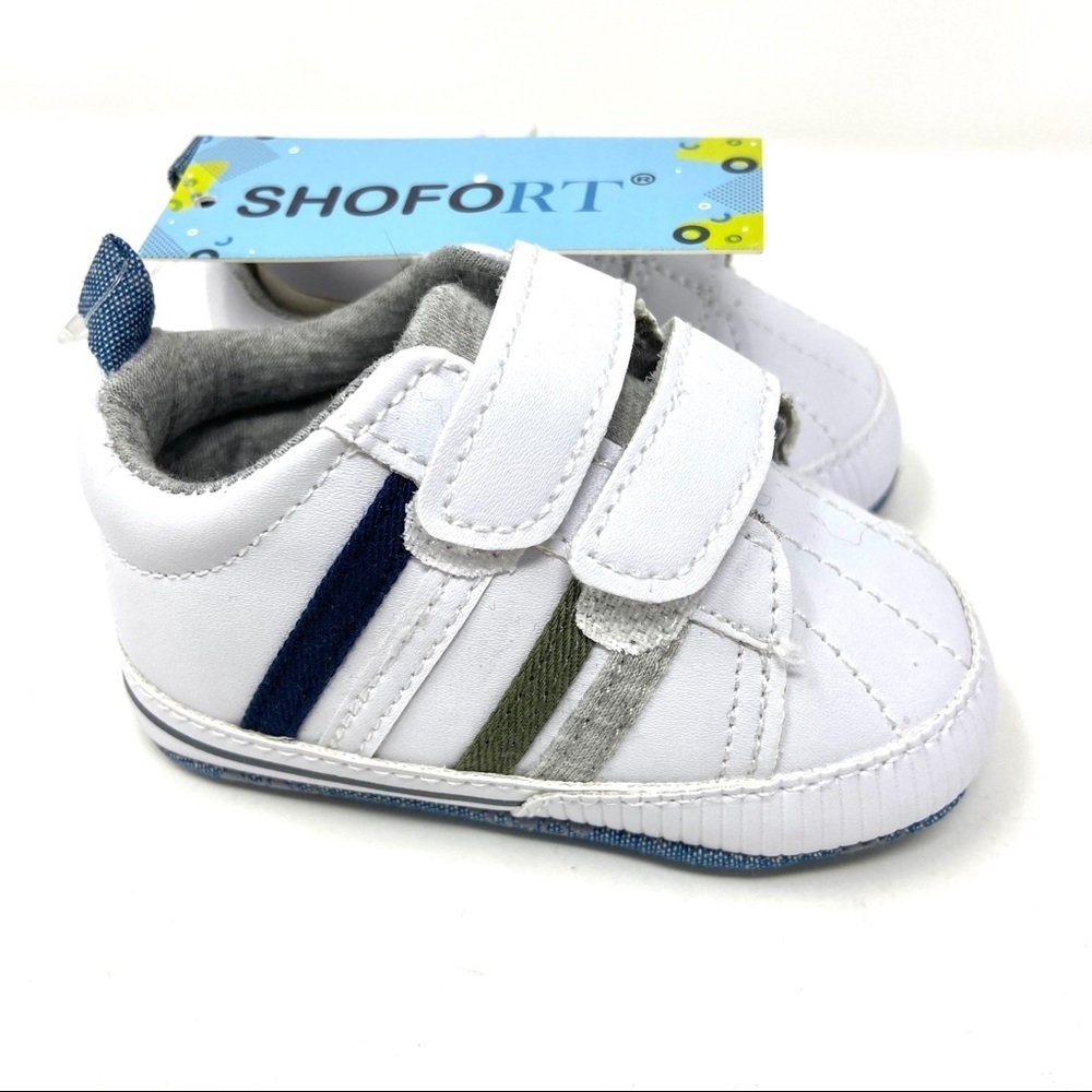 NEW Newborn Shofort White Baby Shoes
